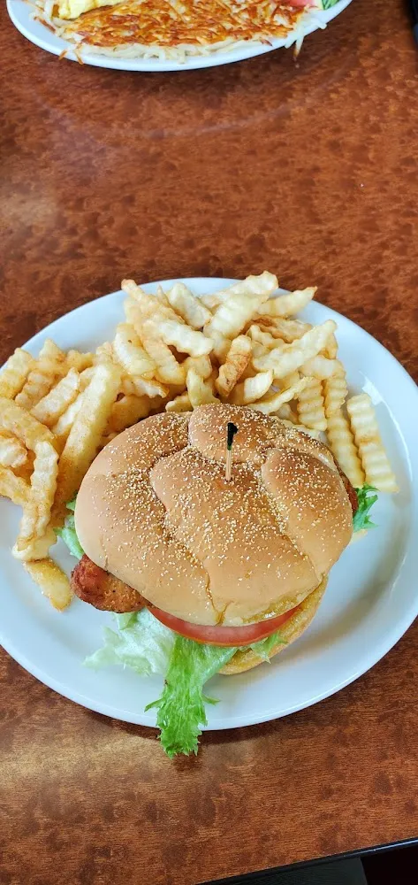 Crispy Chicken Sandwich with Fries